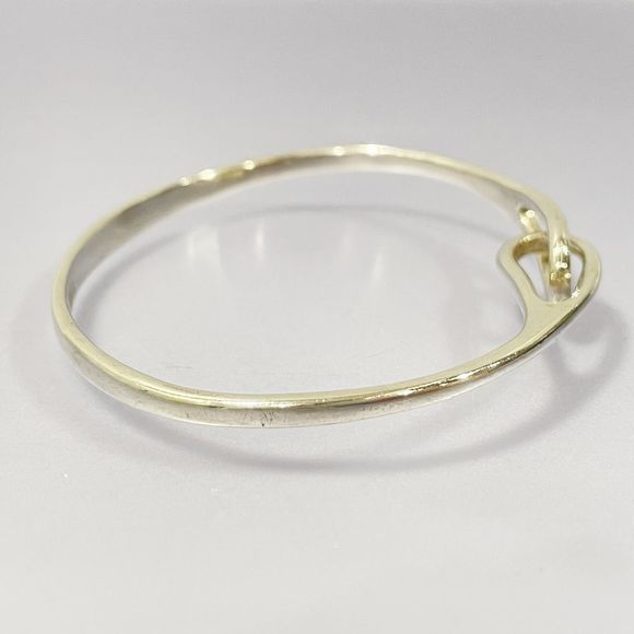 Tiffany Double Loop Bangle Silver - Picture 3 of 10